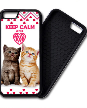Keep Calm & Love Kittens PREMIUM iPhone case cover