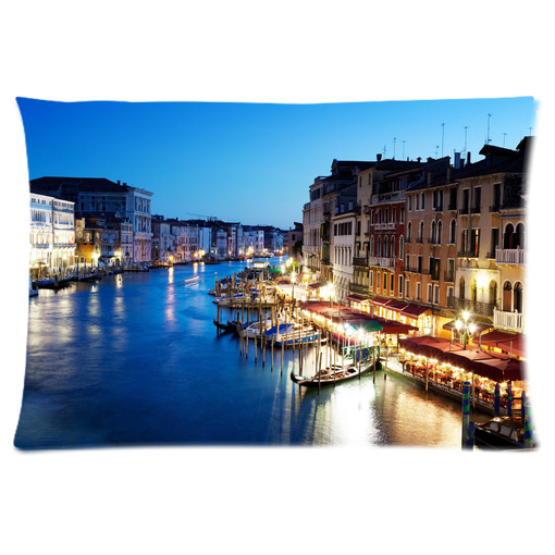 grand canal in venice italy sunset pillow case