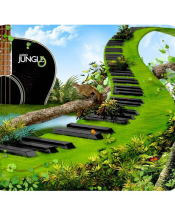 jungle guitar piano abstract mousepad