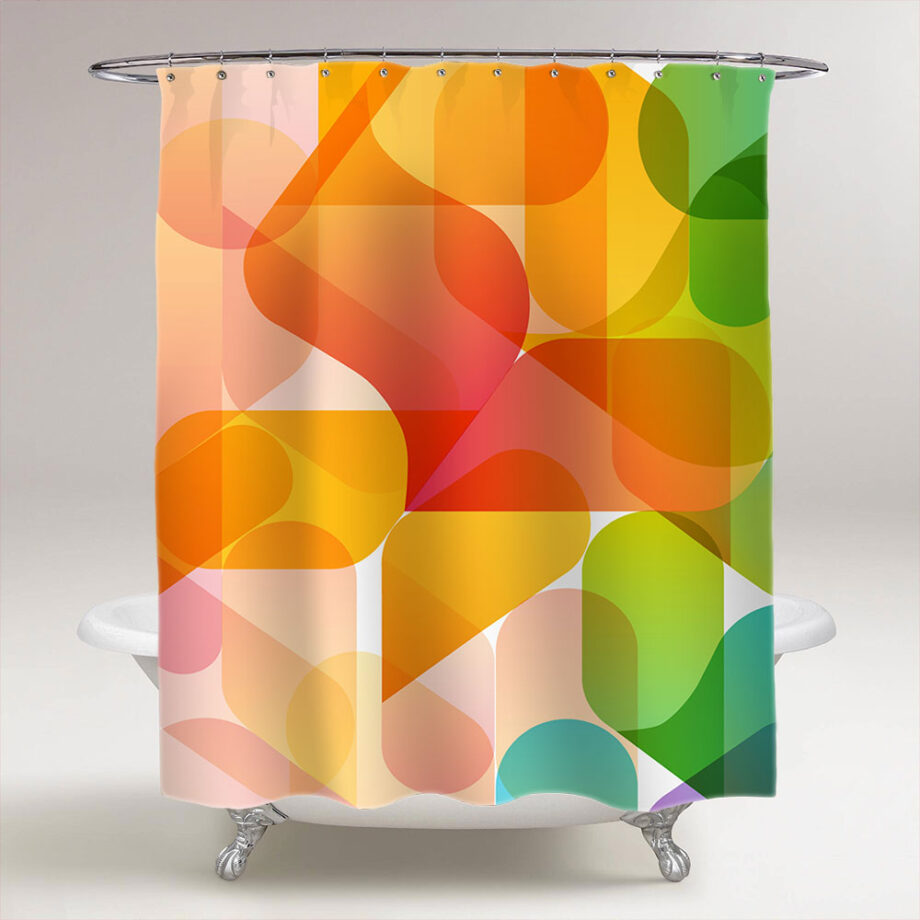 abstract background for design shower curtain