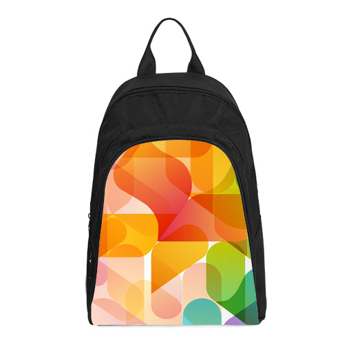 abstract background design casual backpack