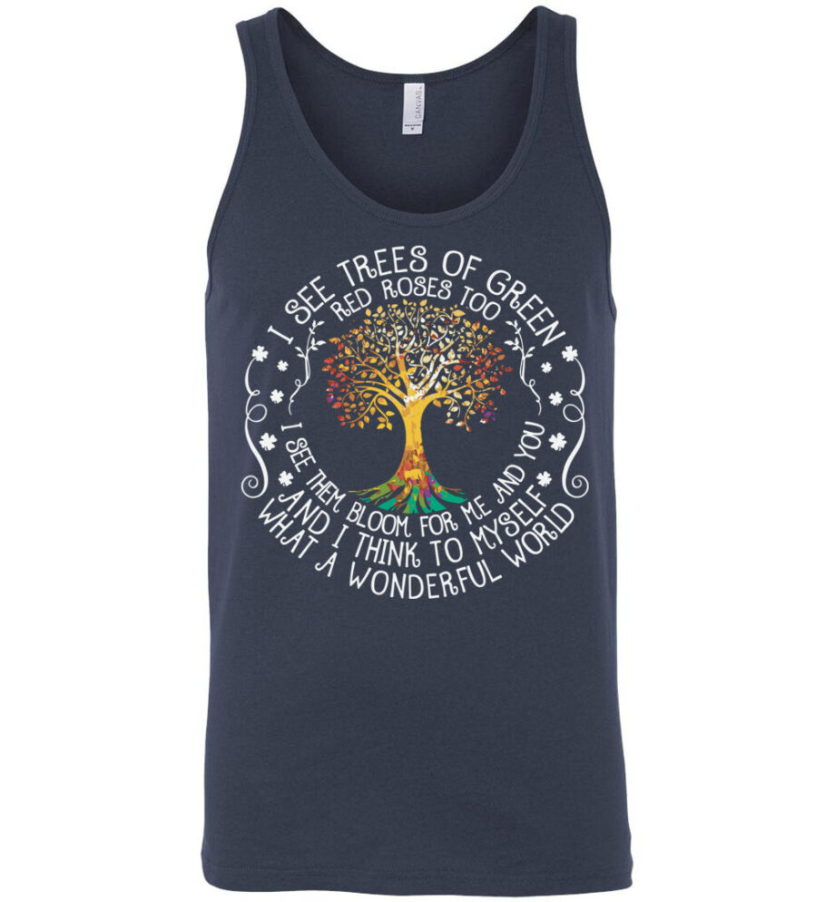 I Think To Myself What A Wonderful World Unisex Tank
