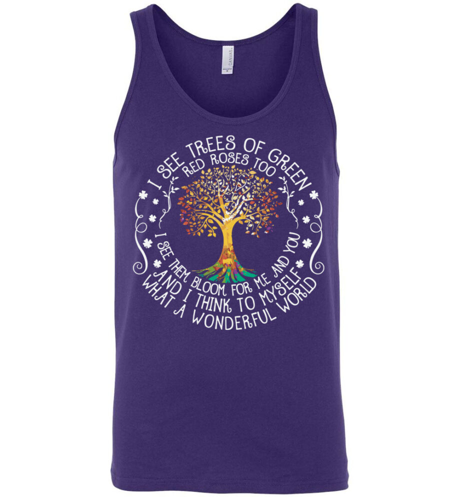 I Think To Myself What A Wonderful World Unisex Tank