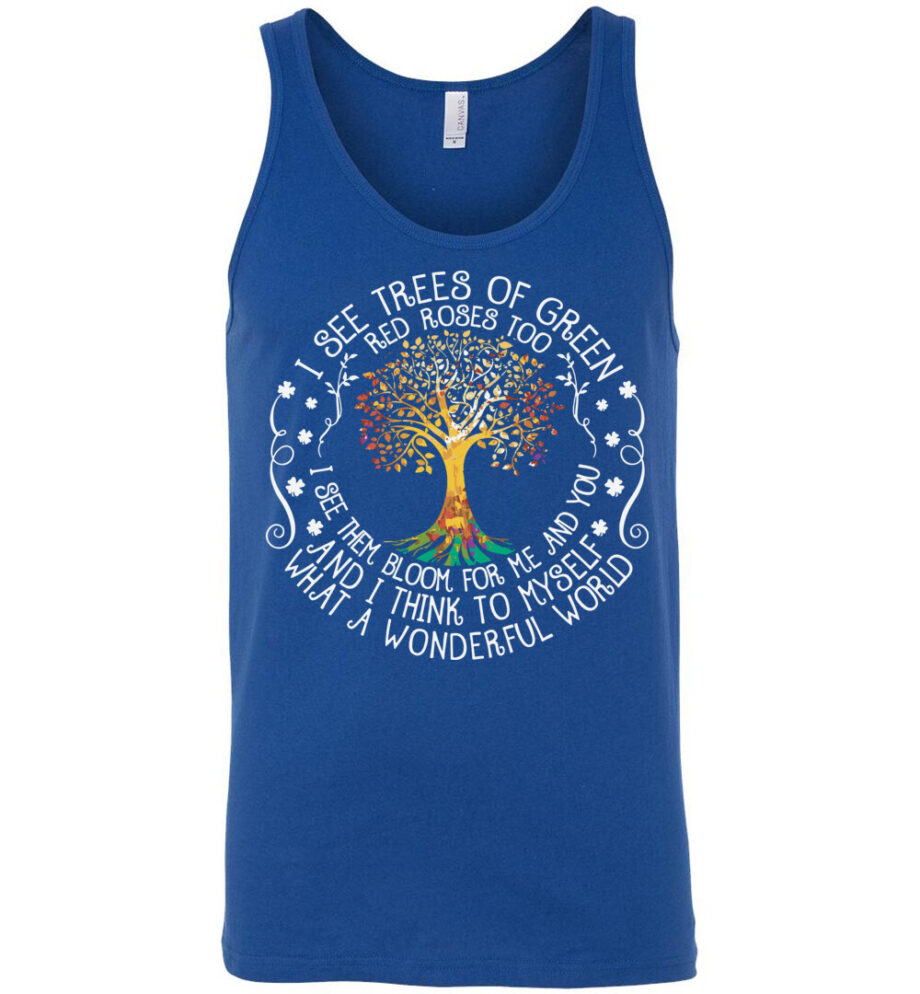 I Think To Myself What A Wonderful World Unisex Tank