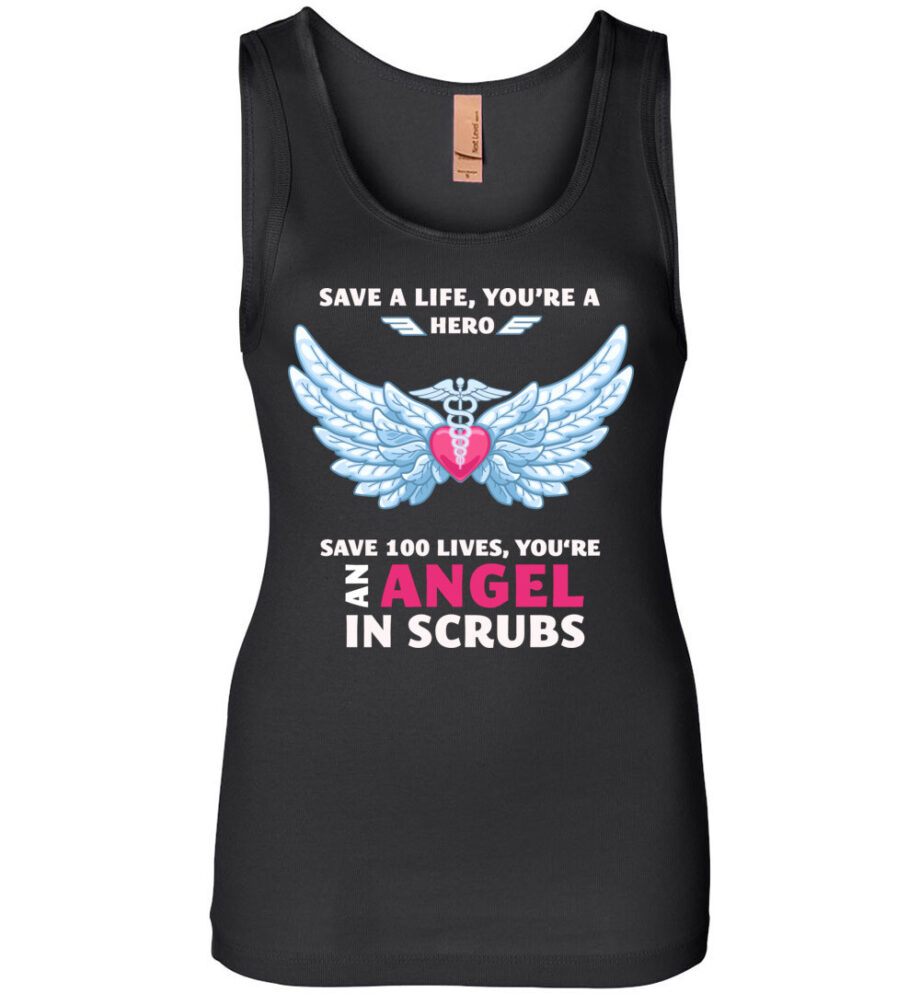 Nurse Angel In Scrubs Women's Tank