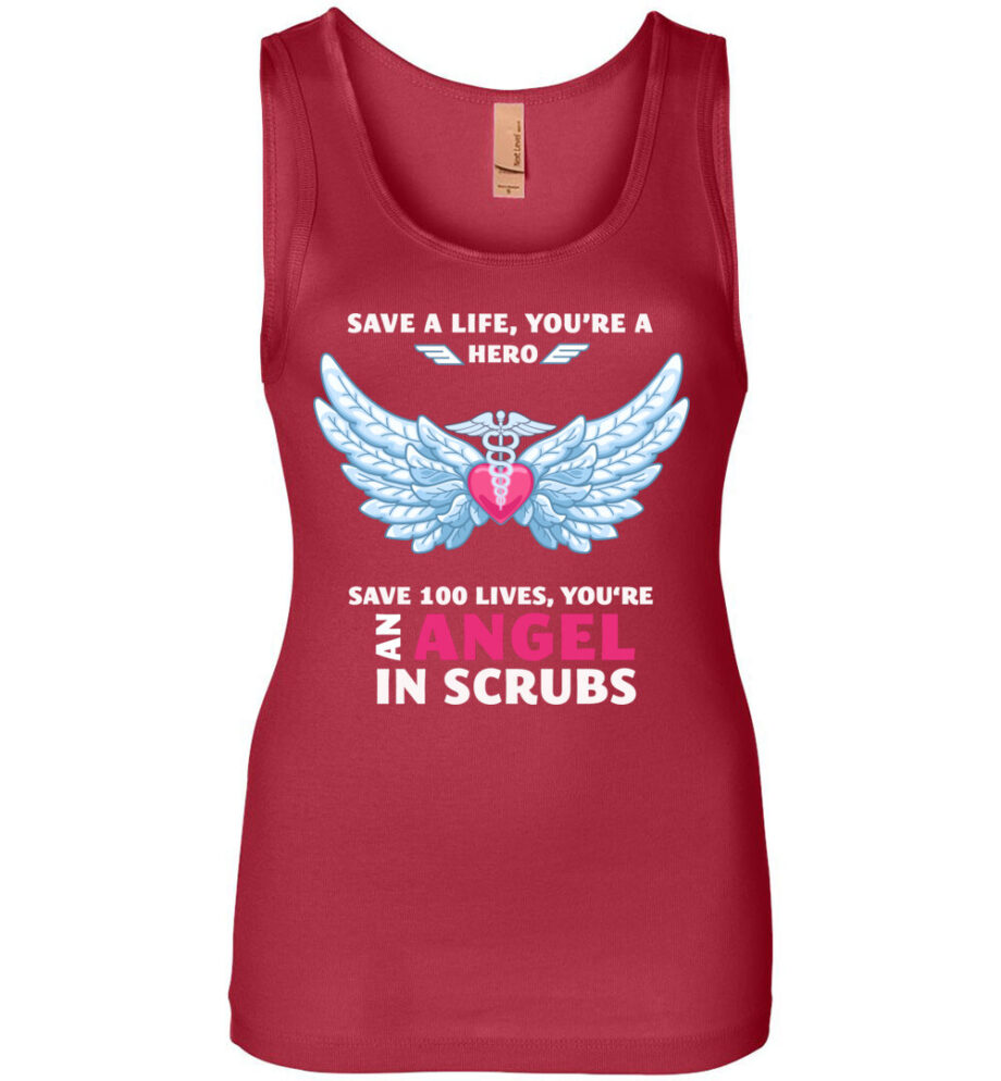 Nurse Angel In Scrubs Women's Tank