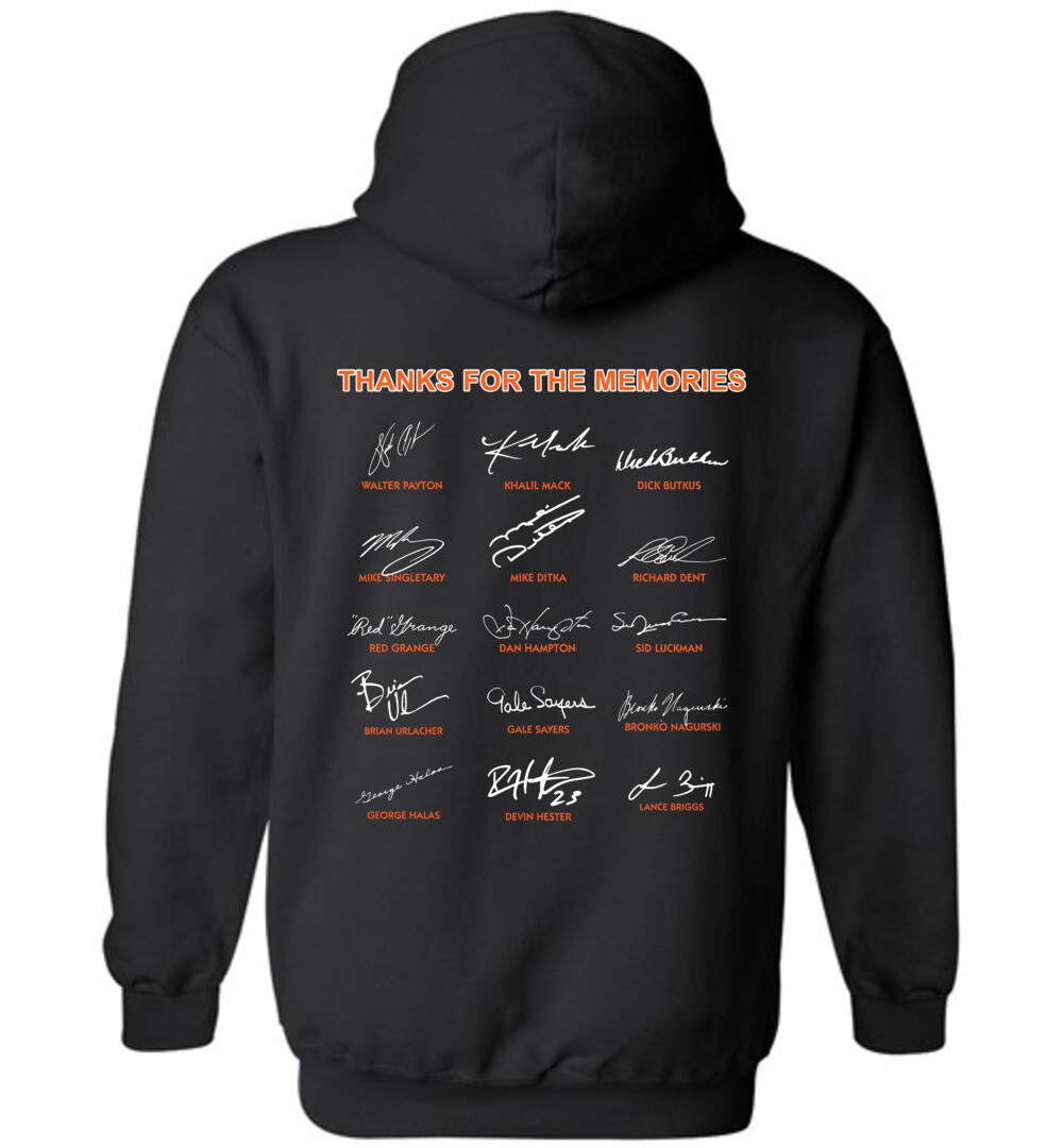 Chicago Bears 100 Years Anniversary 1920 - 2020 Hoodie 2 Chicago Bears 100 Years Anniversary 1920 - 2020 Hoodie