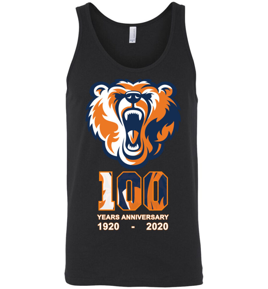 Chicago Bears 100 Years Anniversary 1920 - 2020 Unisex Tank