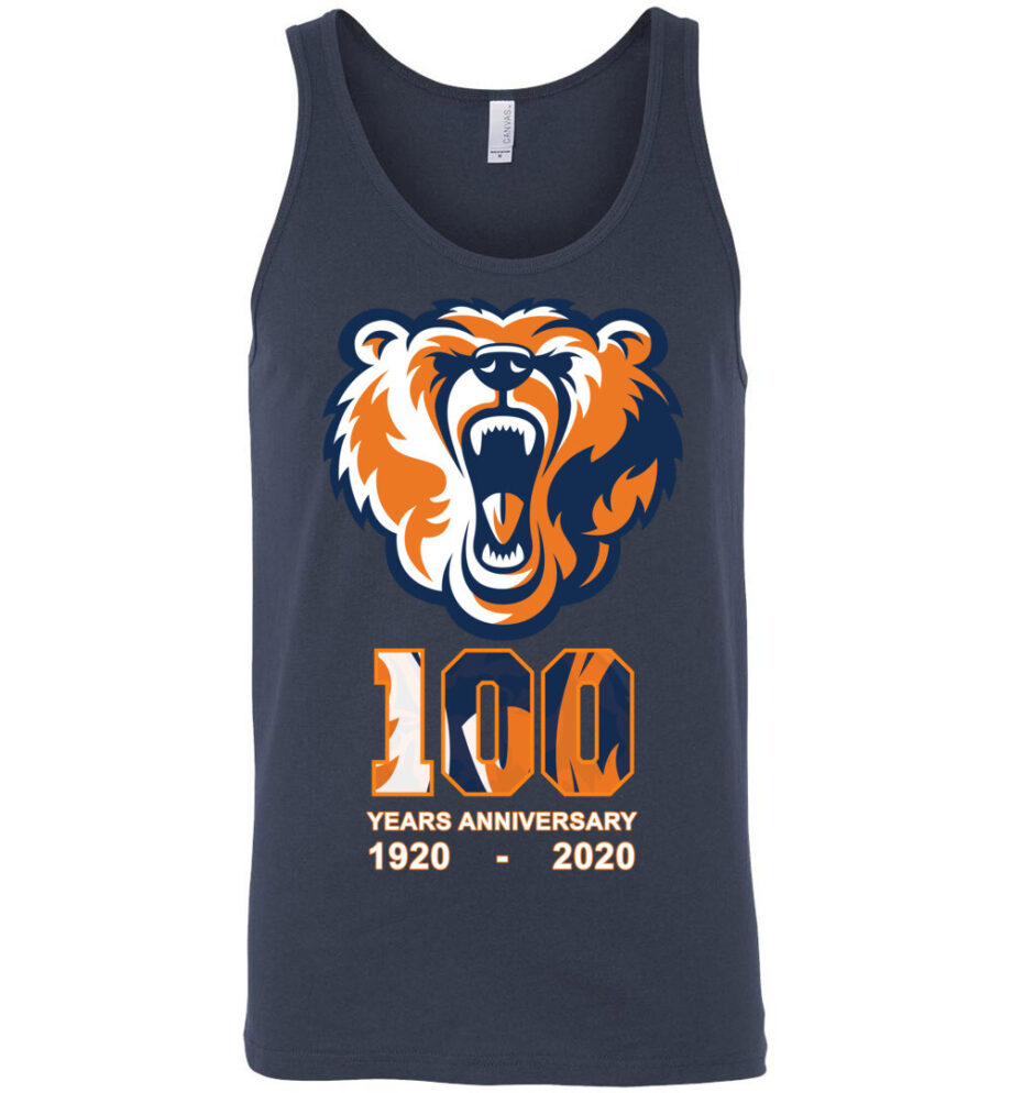 Chicago Bears 100 Years Anniversary 1920 - 2020 Unisex Tank