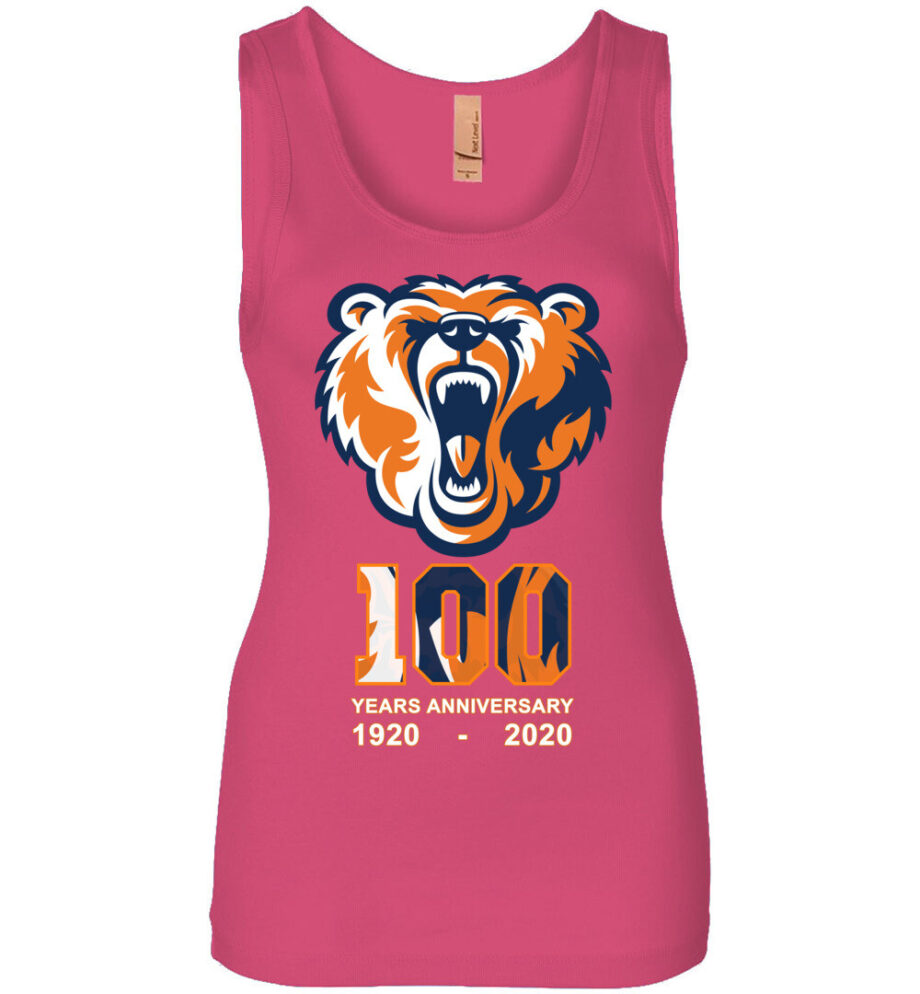 Chicago Bears 100 Years Anniversary 1920 - 2020 Womens Tank