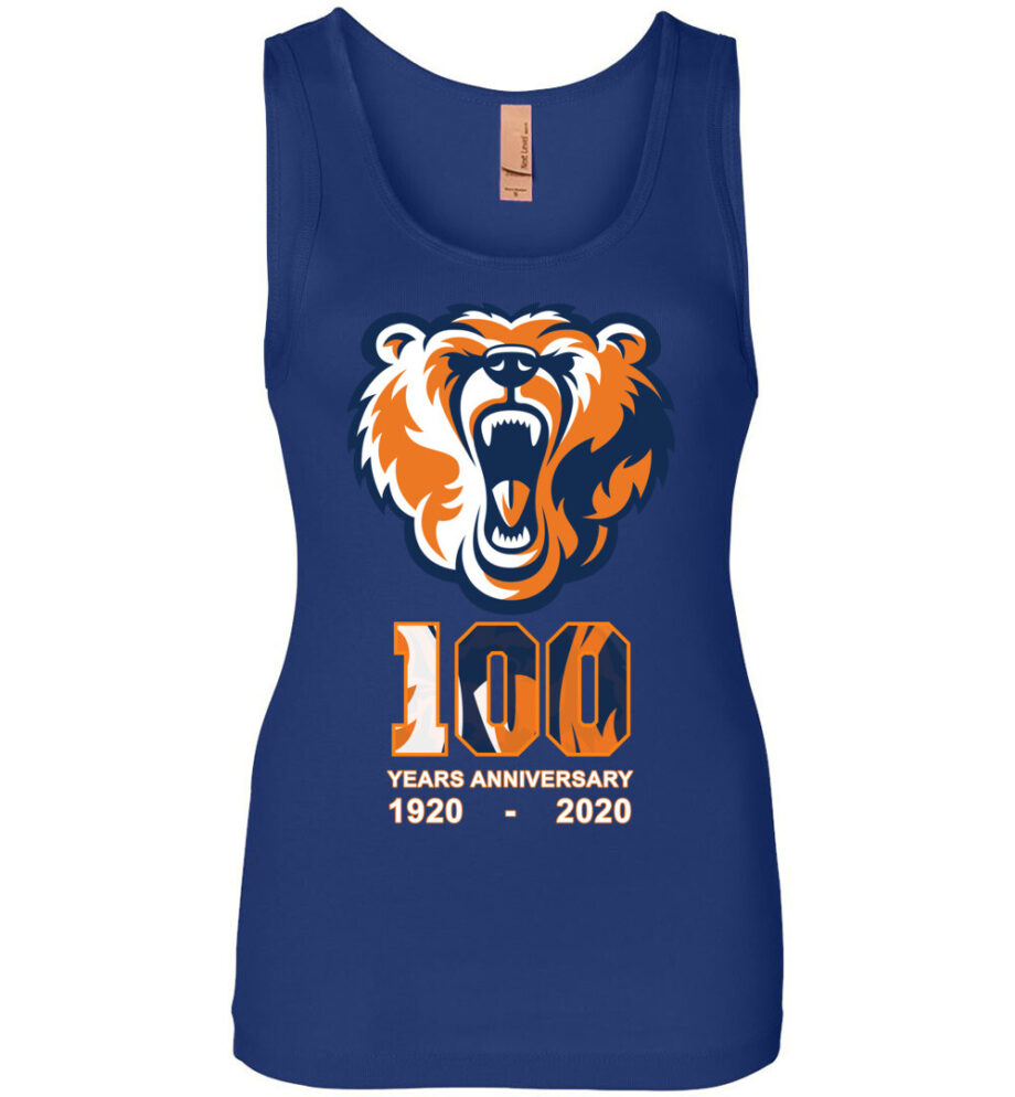 Chicago Bears 100 Years Anniversary 1920 - 2020 Womens Tank