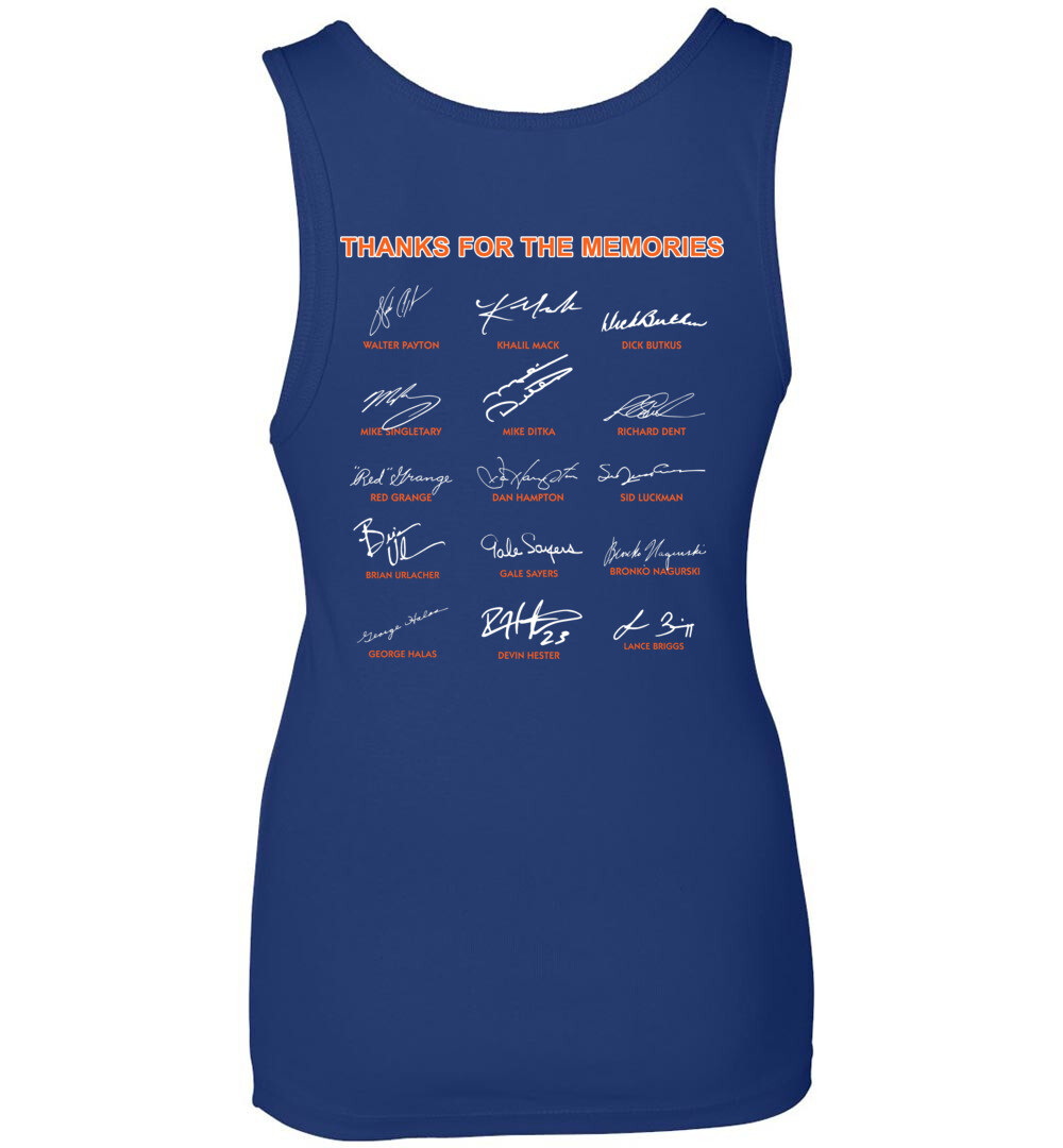 Chicago Bears 100 Years Anniversary 1920 - 2020 Womens Tank 8 Chicago Bears 100 Years Anniversary 1920 - 2020 Womens Tank